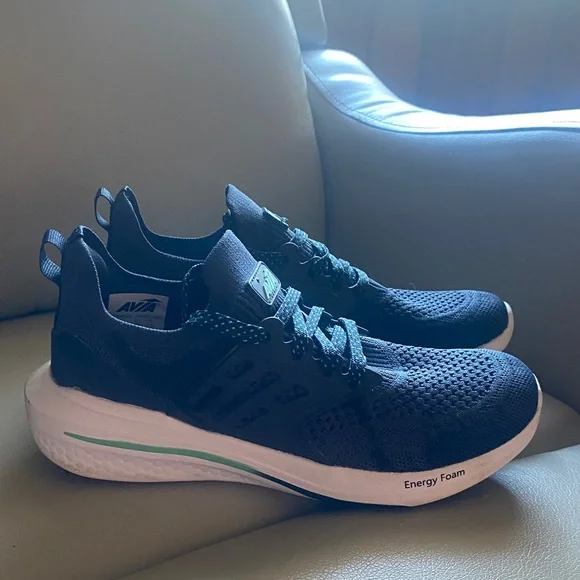 Avia Women's Blue Athletic Shoes with White Sole - Picture 1 of 2